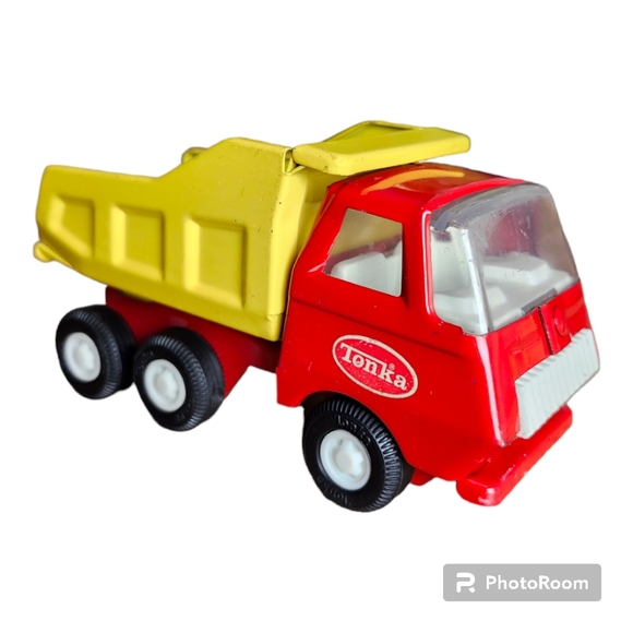 Vintage 1970's Tonka Steel Dump Truck, Open Box Pickup Truck,Cement Mixer - Picture 7 of 16